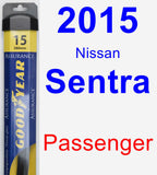 Passenger Wiper Blade for 2015 Nissan Sentra - Assurance