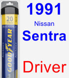 Driver Wiper Blade for 1991 Nissan Sentra - Assurance