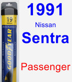 Passenger Wiper Blade for 1991 Nissan Sentra - Assurance