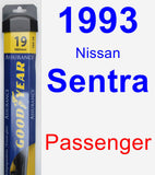 Passenger Wiper Blade for 1993 Nissan Sentra - Assurance