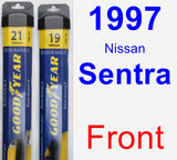 Front Wiper Blade Pack for 1997 Nissan Sentra - Assurance