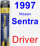 Driver Wiper Blade for 1997 Nissan Sentra - Assurance