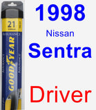 Driver Wiper Blade for 1998 Nissan Sentra - Assurance