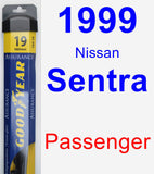 Passenger Wiper Blade for 1999 Nissan Sentra - Assurance