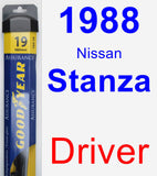 Driver Wiper Blade for 1988 Nissan Stanza - Assurance