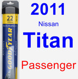 Passenger Wiper Blade for 2011 Nissan Titan - Assurance