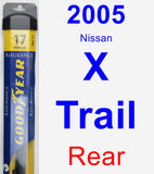 Rear Wiper Blade for 2005 Nissan X-Trail - Assurance