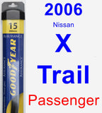 Passenger Wiper Blade for 2006 Nissan X-Trail - Assurance