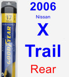 Rear Wiper Blade for 2006 Nissan X-Trail - Assurance