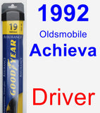 Driver Wiper Blade for 1992 Oldsmobile Achieva - Assurance