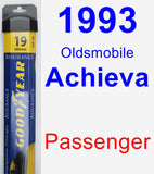 Passenger Wiper Blade for 1993 Oldsmobile Achieva - Assurance