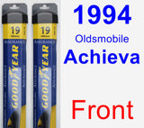 Front Wiper Blade Pack for 1994 Oldsmobile Achieva - Assurance