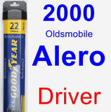 Driver Wiper Blade for 2000 Oldsmobile Alero - Assurance