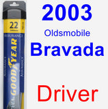 Driver Wiper Blade for 2003 Oldsmobile Bravada - Assurance