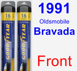 Front Wiper Blade Pack for 1991 Oldsmobile Bravada - Assurance