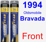 Front Wiper Blade Pack for 1994 Oldsmobile Bravada - Assurance