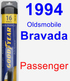 Passenger Wiper Blade for 1994 Oldsmobile Bravada - Assurance