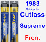 Front Wiper Blade Pack for 1983 Oldsmobile Cutlass Supreme - Assurance