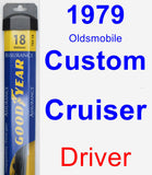 Driver Wiper Blade for 1979 Oldsmobile Custom Cruiser - Assurance