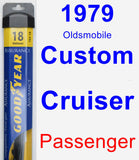 Passenger Wiper Blade for 1979 Oldsmobile Custom Cruiser - Assurance