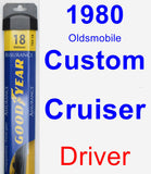 Driver Wiper Blade for 1980 Oldsmobile Custom Cruiser - Assurance