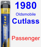 Passenger Wiper Blade for 1980 Oldsmobile Cutlass - Assurance