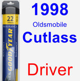 Driver Wiper Blade for 1998 Oldsmobile Cutlass - Assurance