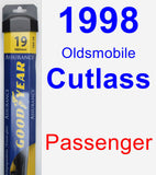 Passenger Wiper Blade for 1998 Oldsmobile Cutlass - Assurance