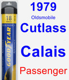 Passenger Wiper Blade for 1979 Oldsmobile Cutlass Calais - Assurance