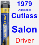 Driver Wiper Blade for 1979 Oldsmobile Cutlass Salon - Assurance