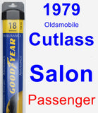 Passenger Wiper Blade for 1979 Oldsmobile Cutlass Salon - Assurance