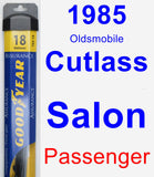 Passenger Wiper Blade for 1985 Oldsmobile Cutlass Salon - Assurance