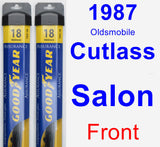 Front Wiper Blade Pack for 1987 Oldsmobile Cutlass Salon - Assurance