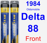 Front Wiper Blade Pack for 1984 Oldsmobile Delta 88 - Assurance