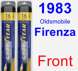 Front Wiper Blade Pack for 1983 Oldsmobile Firenza - Assurance