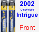 Front Wiper Blade Pack for 2002 Oldsmobile Intrigue - Assurance