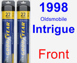 Front Wiper Blade Pack for 1998 Oldsmobile Intrigue - Assurance