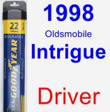 Driver Wiper Blade for 1998 Oldsmobile Intrigue - Assurance