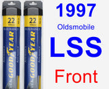 Front Wiper Blade Pack for 1997 Oldsmobile LSS - Assurance