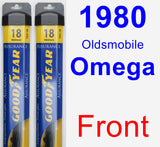 Front Wiper Blade Pack for 1980 Oldsmobile Omega - Assurance