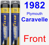 Front Wiper Blade Pack for 1982 Plymouth Caravelle - Assurance