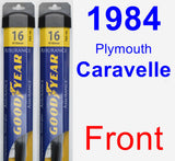 Front Wiper Blade Pack for 1984 Plymouth Caravelle - Assurance