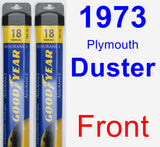 Front Wiper Blade Pack for 1973 Plymouth Duster - Assurance