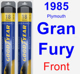 Front Wiper Blade Pack for 1985 Plymouth Gran Fury - Assurance