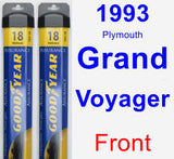 Front Wiper Blade Pack for 1993 Plymouth Grand Voyager - Assurance