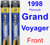 Front Wiper Blade Pack for 1998 Plymouth Grand Voyager - Assurance