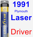 Driver Wiper Blade for 1991 Plymouth Laser - Assurance