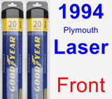 Front Wiper Blade Pack for 1994 Plymouth Laser - Assurance