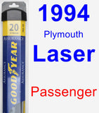 Passenger Wiper Blade for 1994 Plymouth Laser - Assurance