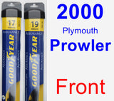 Front Wiper Blade Pack for 2000 Plymouth Prowler - Assurance